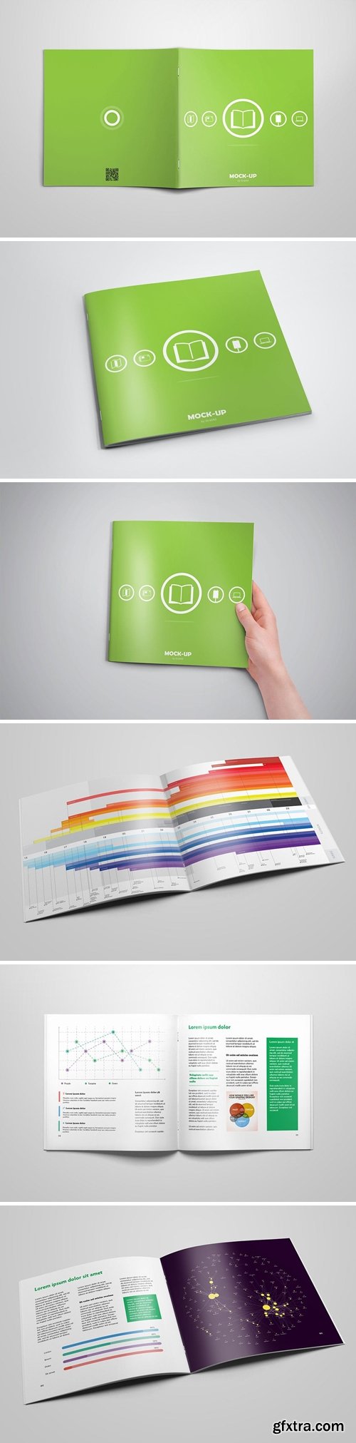 Square Brochure Mock-up