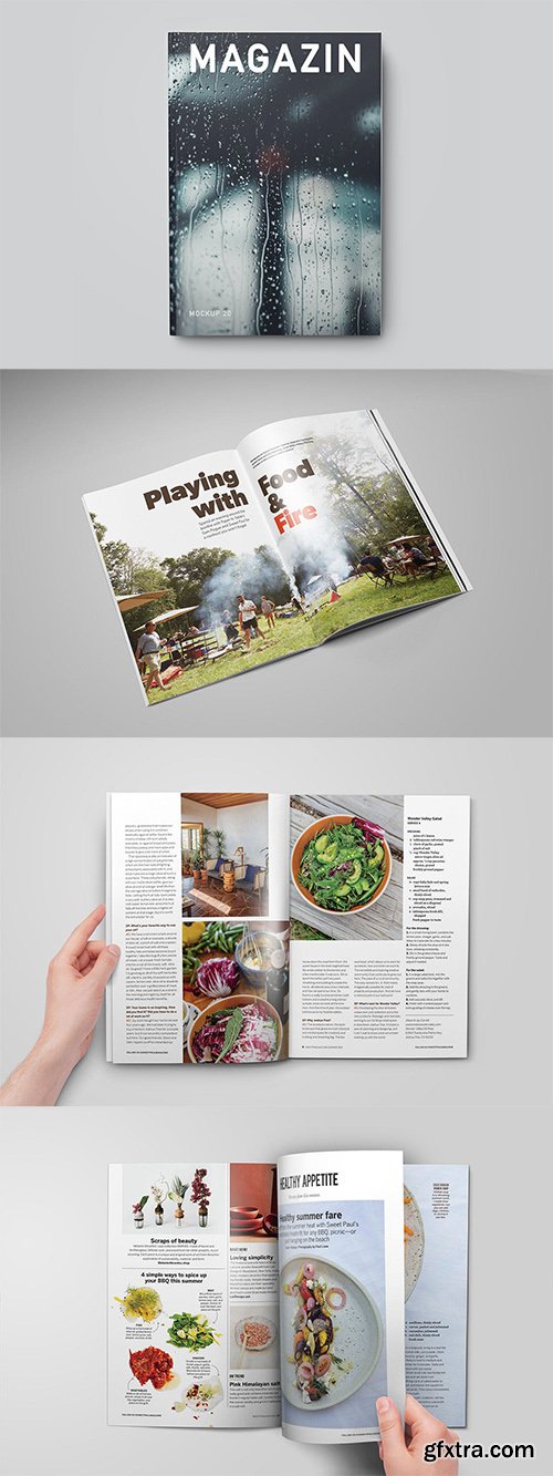 Magazine / Catalog / Booklet Mock-Up