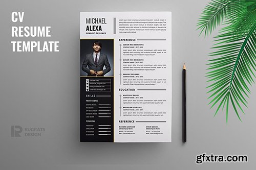 CV Resume R61 Template