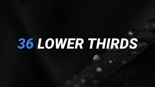 MotionArray - Modern Lower Thirds - 541130