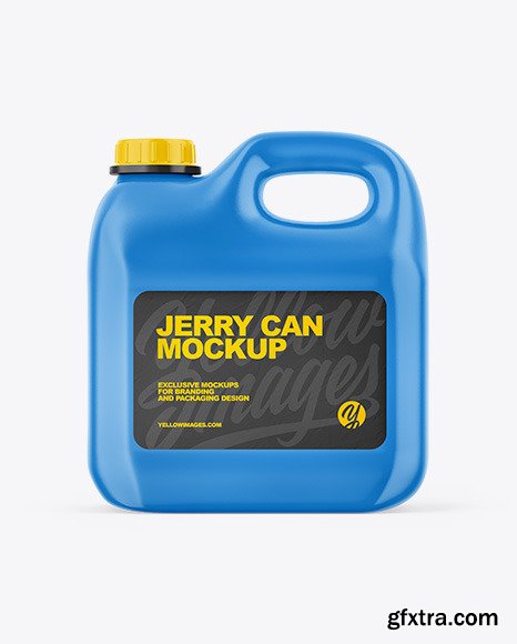 Glossy Jerry Can Mockup 61205