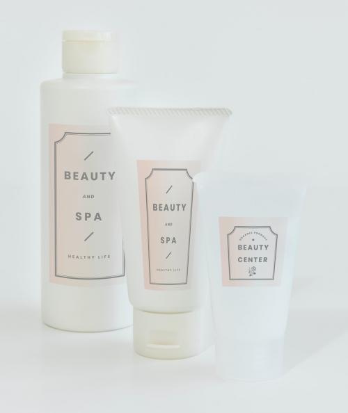 Three types of body care packaging mockups - 553687