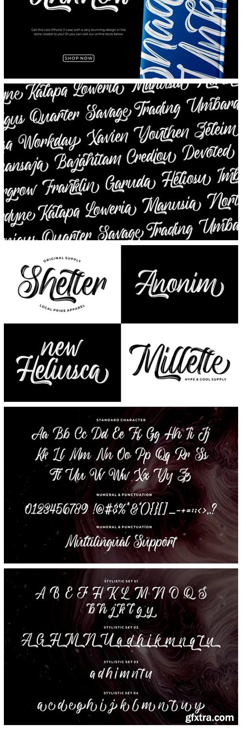 Backrush Font