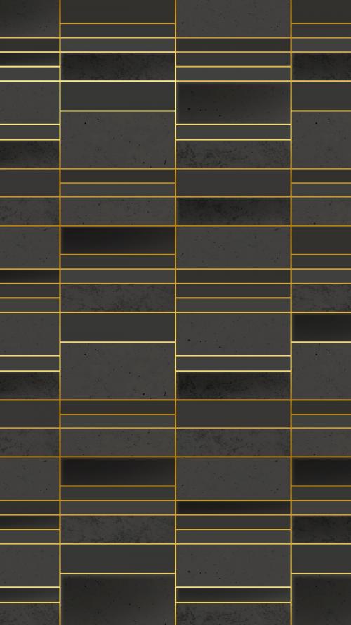 Stone and metallic brick patterned phone screen background - 1222281