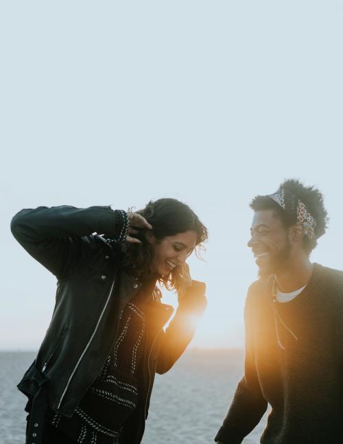 Happy couple dancing at the beach - 2024994