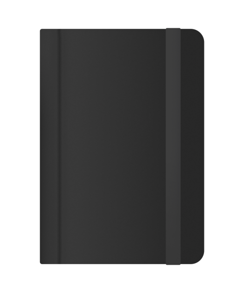 Black Journal cover mockup transparent png - 2026265