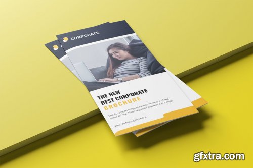 CreativeMarket - Corporate Tri-fold Design 4670101