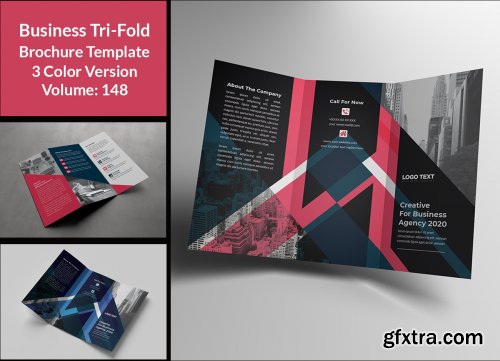 CreativeMarket - Multipurpose Trifold Brochure 4678706