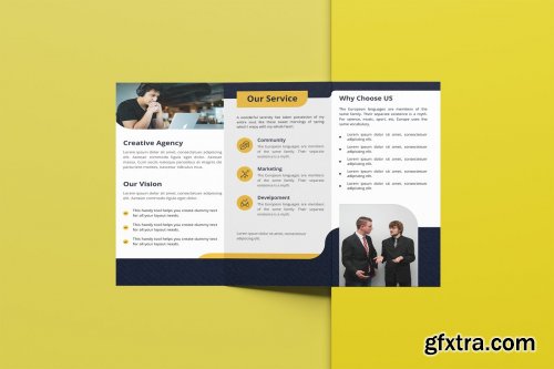 CreativeMarket - Corporate Tri-fold Design 4670101