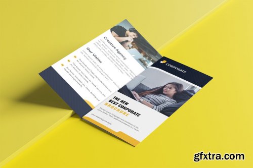 CreativeMarket - Corporate Tri-fold Design 4670101