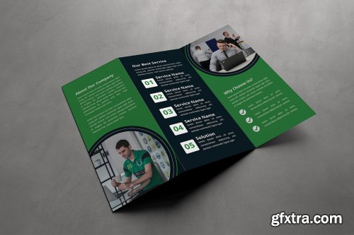 CreativeMarket - Multipurpose Tri-fold Brochure 4678833