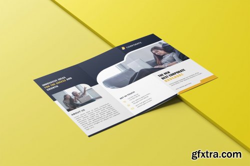 CreativeMarket - Corporate Tri-fold Design 4670101