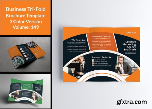 CreativeMarket - Multipurpose Tri-fold Brochure 4678833