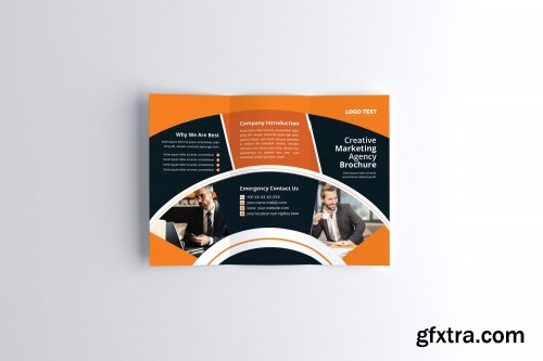 CreativeMarket - Multipurpose Tri-fold Brochure 4678833