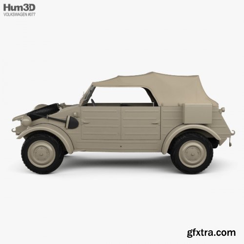 Volkswagen Kubelwagen 1945 3D model