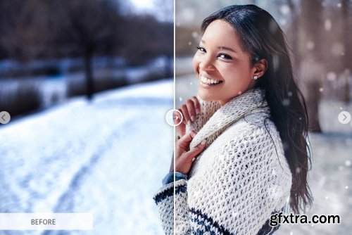 CreativeMarket - Let it Snow Lightroom Presets 3416139