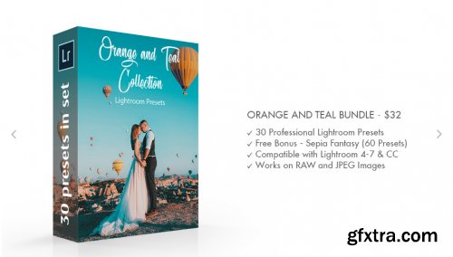 CreativeMarket - Orange and Teal Lightroom Presets 3586321