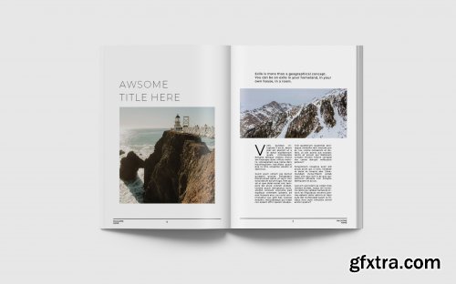 CreativeMarket - Simple & Clean Magazine VIII 4739589