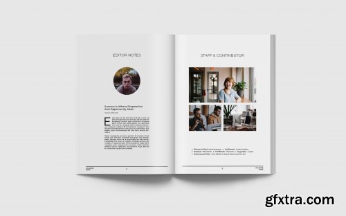 CreativeMarket - Simple & Clean Magazine VIII 4739589