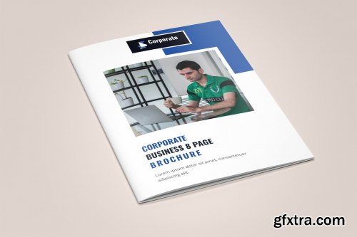 CreativeMarket - Corporate 8 Pages Brochure Template 4716289