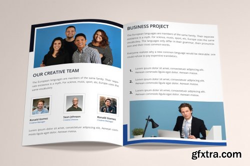 CreativeMarket - Corporate 8 Pages Brochure Template 4716289