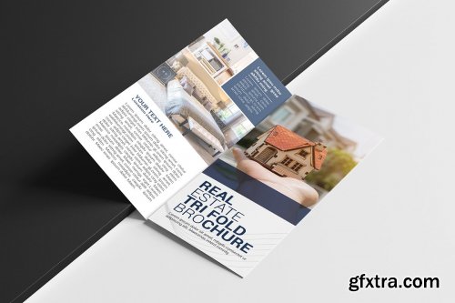 CreativeMarket - Real Estate Trifold Brochure 4686410