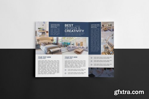 CreativeMarket - Real Estate Trifold Brochure 4686410