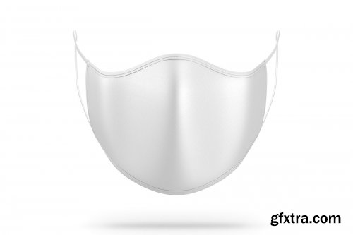 CreativeMarket - Anti Pollution Face Mask PSD Mockup 4872466