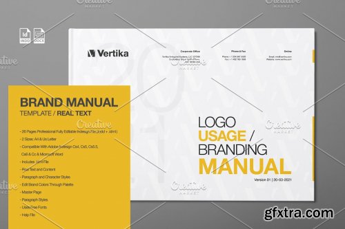 CreativeMarket - Brand Manual - REAL TEXT 4604201