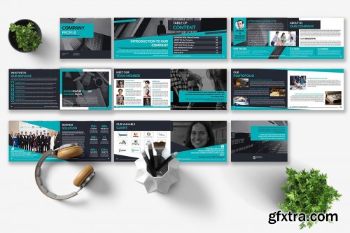 CreativeMarket - Company Profile Business Corporate 4717945