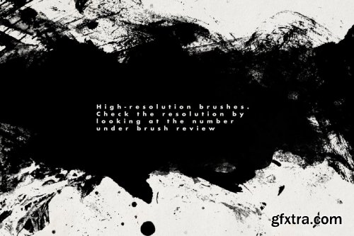 CreativeMarket - Set of Ink Stroke 2 Brush 4863685