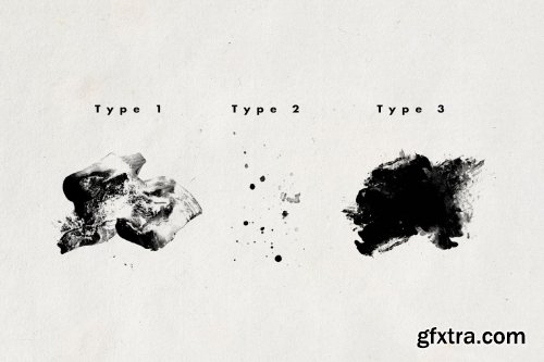 CreativeMarket - Set of Ink Stroke 2 Brush 4863685