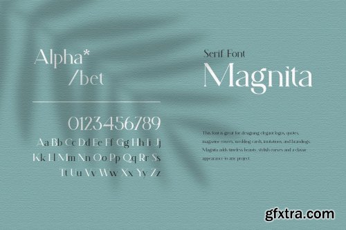 CreativeMarket - Magnita - Serif Font 4532260