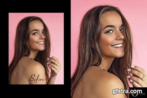 CreativeMarket - Realistic Oil Painting 4677422