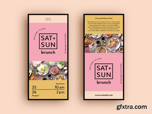 Brunch Flyer Layout 345711112