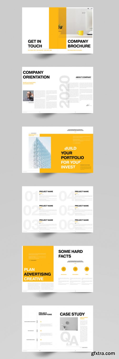 Yellow Business Layout 345811784