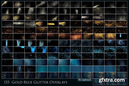 CreativeMarket - 135 Glitter Overlays 4791103