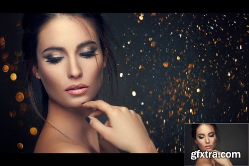 CreativeMarket - 135 Glitter Overlays 4791103