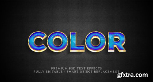 Text style effect psd