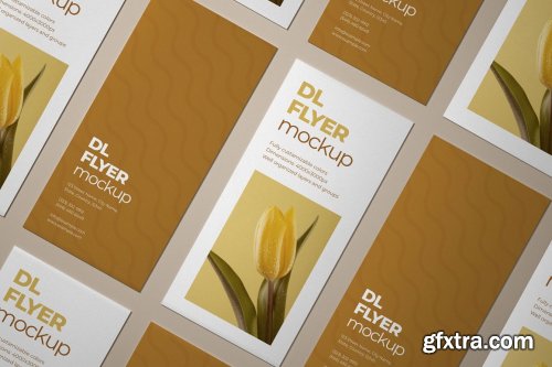 CreativeMarket - DL Flyer Mockup Set 4895173