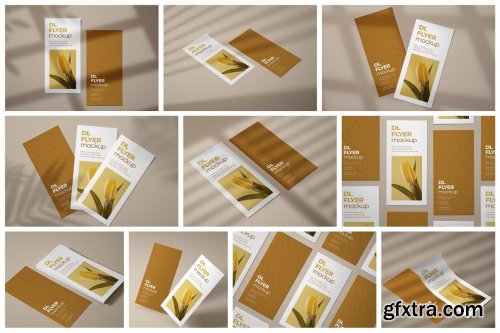 CreativeMarket - DL Flyer Mockup Set 4895173