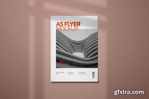 CreativeMarket - A5 Flyer Mockup Set 4895169