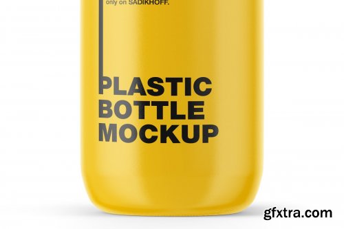 CreativeMarket - Matte Plastic Bottle Mockup 4055430