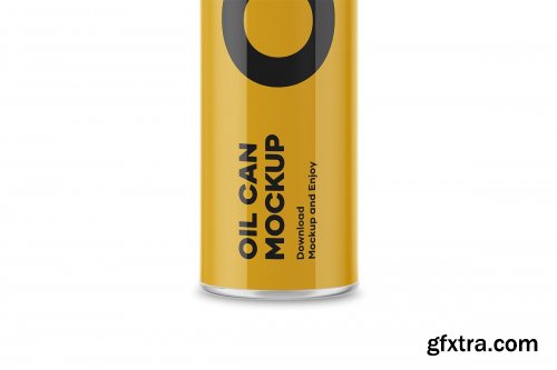 CreativeMarket - Oil Can Mockup 4895543