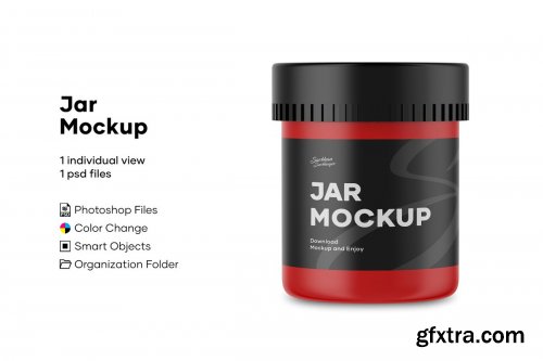 CreativeMarket - Jar Mockup 4895477