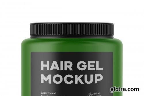 CreativeMarket - Hair Gel Mockup 4895284