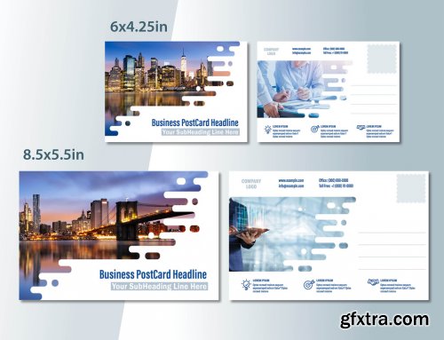 Business Postcard Layout Set 346241979