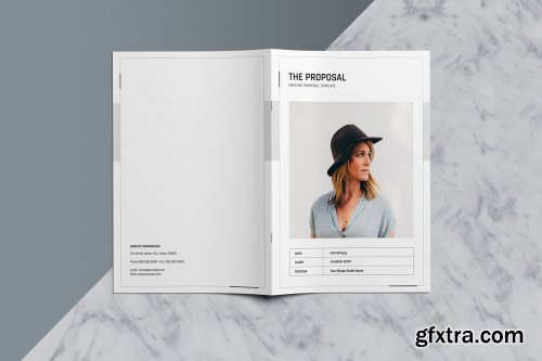 CreativeMarket - Minimal Proposal Template 4653038