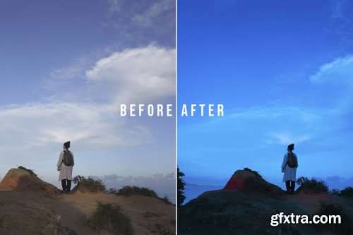 CreativeMarket - BLUE AESTHETIC Lightroom Presets 4619090