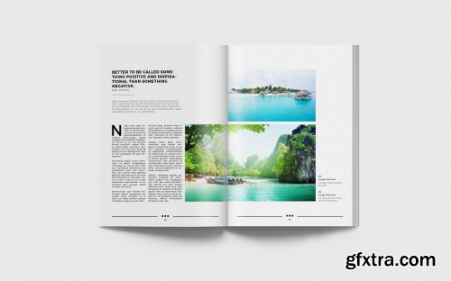 CreativeMarket - Simple & Clean Magazine Template V 4493714